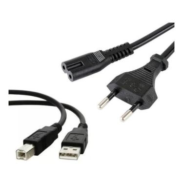 Imagem de Conjunto De Cabos Para Hp Deskjet 2774 Ac + Usb 2.0 - OEM