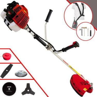 Imagem de Roçadeira Lateral À Gasolina Kawashima KW43L Motor 2 Tempos 43cc 1,7HP