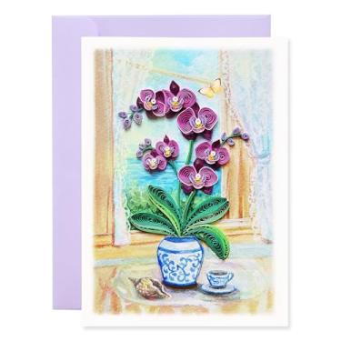 Imagem de KingKraft Cartão de vaso de orquídea