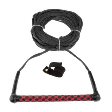Imagem de IEUDNS Corda para esqui aquático, linha de esqui e surfe, corda de reboque para wakeboard, linha de reboque para wakeboard e surfe, Corda Negra