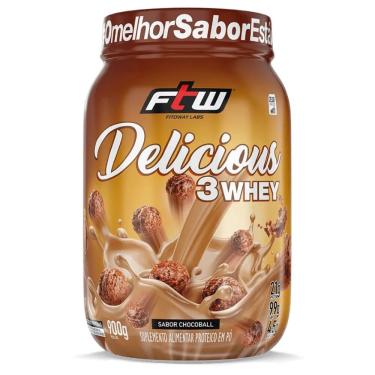 Imagem de Whey Protein 3W Delicious Proteína (900g) FTW