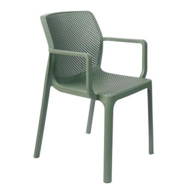 Imagem de Cadeira Sardenha Polipropileno Mesa Jantar Cozinha Varanda Jardim Pisc