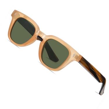 Imagem de Óculos de sol polarizados ROCKNIGHT HD UV400 para mulheres, proteção UV, inquebrável, confortável, plano, lente verde, óculos de sol para caminhada e praia