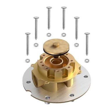 Imagem de K-97339-NA Bloco de montagem para Kohler Artifacts Kelston Purist Stillness Margaux Composto Piso Mount Bath Fillers 12 cm x 12 cm x 5,7 cm