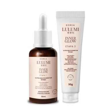 Imagem de Super Kit Clareador Íntimo Coreano - 2 Etapas - Virilha e Axila - LULUMI 루루미 - Sérum 30ml + Gel Creme 30g