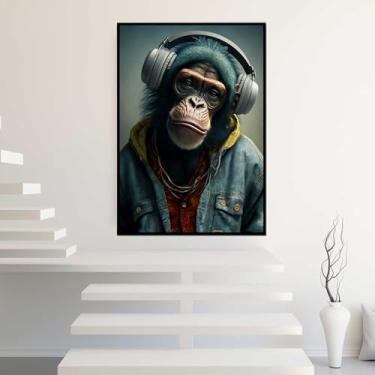 Imagem de Quadros Decorativos com Moldura Leão de Judá Aquele que te Guarda Sala Quarto Kit Conjunto 2