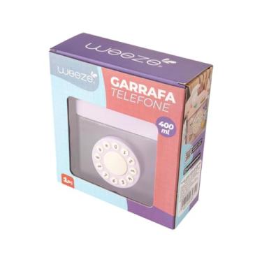 Imagem de GARRAFA INFANTIL TELEFONE 400ML PLÁSTICO PC / 15CM X 5CM X 16CM