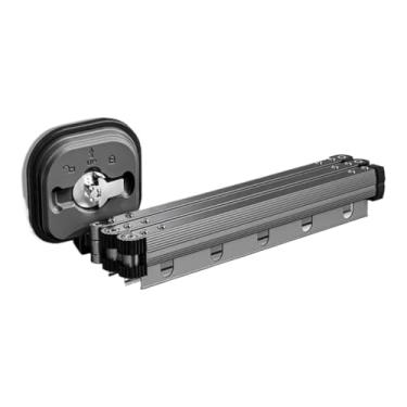 Imagem de Cabideiro Varal De Roupas Parede Lavanderia Retrátil Ventosa Grusda Sem Furo 92cm De Aluminio