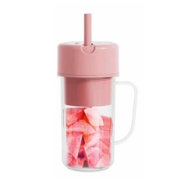 Imagem de Liquidificador Mini Juicer 500ml Rosa - MinhaCazza