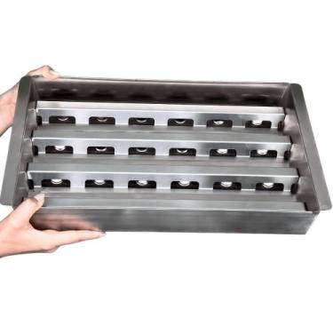 Imagem de Bandeja Flex 3B - carvão, lenha ou pedra para churrasqueira - Gelb Küc