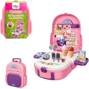 Imagem de Kit Sorveteria na Malinha, Wellmix, 21 peças