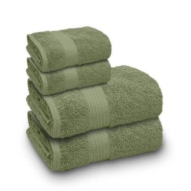 Imagem de Jogo De Toalha Banhão Indiana Intense 100% Algodão 4 Peças Gramatura 6