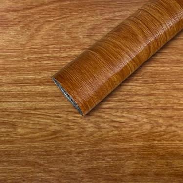 Imagem de Azulejos de piso de madeira para descascar e colar, azulejos de vinil, revestimento de vinil, recursos impermeáveis e antiderrapantes, fácil de instalar, para cozinha, quarto, banheiro, escritório