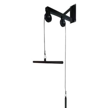 Imagem de Mono Cross Over Fixo Em Parede - Puxadas Alta Musculação - Suporta até 100 KG (NÃO ACOMPANHA ANILHAS)