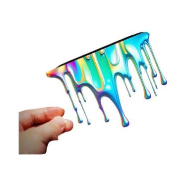 Imagem de Adesivos De Interior De Carro Em Vinil Com Pintura Fluida Colorida De 