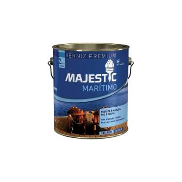 Imagem de Verniz Marítimo Majestic Brilhante Incolor 3,6L  Alta Proteção