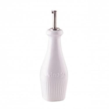 Imagem de Vinagreiro Porcelana Branco - GERMER PORCELANAS