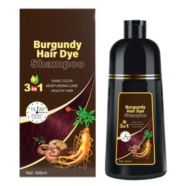Imagem de Shampoo de tintura de cabelo IIIMEIDU 3 em 1 com cobertura herbácea ci