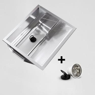 Imagem de Tanque Inox Embutir 48 Litros 608x536x265 Solo