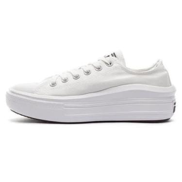 Imagem de Tênis CONVERSE ALL STAR Chuck Taylor Ox Move Ultraleve CT1592 Branco 35