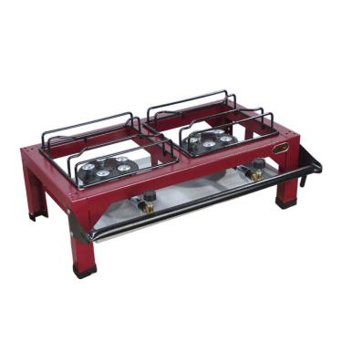 Imagem de Fogão Industrial 2 Bocas Júnior Alta Pressão C/ Mangueira