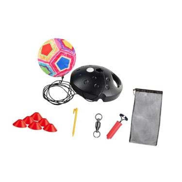Imagem de UGPLM Equipamento de treinamento de futebol solo multifuncional para adultos, aprimoramento de habilidades de futebol para crianças, treino de chute de ao, Style B