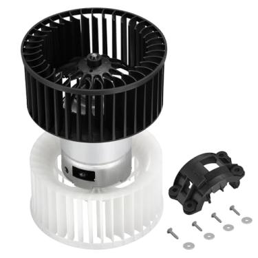 Imagem de BDFHYK Ventilador do motor do aquecedor CA 700165 compatível com BMW 318ti 320i 323Ci 323i 323ti 325Ci 325i 325xi 328Ci 328i 330Ci 330i 330xi X3, substituição do conjunto do motor do ventilador HVAC