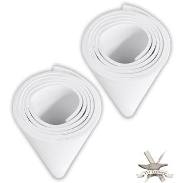 Imagem de Pacote com 2 pacotes de espuma EVA para cosplay - Pacote com 2: 5 mm de espessura (branco) Folhas extragrandes 89 x 149 cm - Espuma de artesanato de densidade ultra alta 85 kg/m3 - por The Foamory