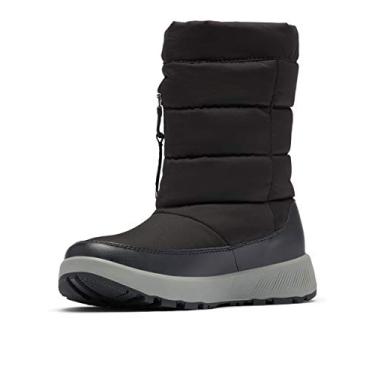 Imagem de Columbia Bota de neve feminina Paninaro Omni-Heat, Einheitsgröße, Preto/Stratus, 35