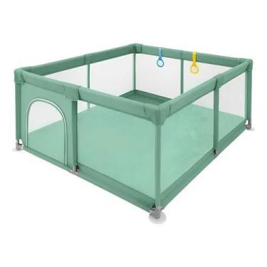 Imagem de Cercadinho Para Bebê Infantil Chiqueirinho Portátil Desmontável Seguro