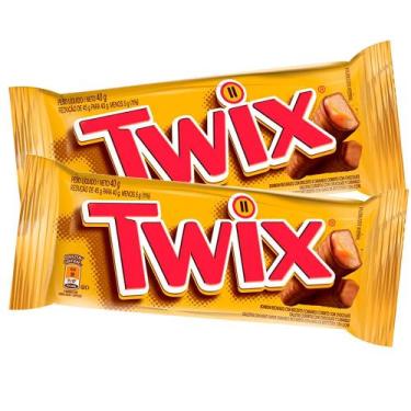 Imagem de Kit 2 Chocolate Twix Original 40g