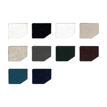 Imagem de Vestidos femininos de tecido de sarja espinha de peixe de linho para costura por jardas L14HT (número de cor 1-10, 3 jardas)