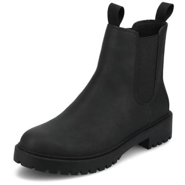 Imagem de Journee Collection Bota feminina Blanche Pull-On Chelsea, Vintage/preto, 42