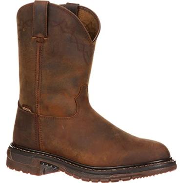 Imagem de Rocky Bota original Ride Roper Western, Trail Brown, 45