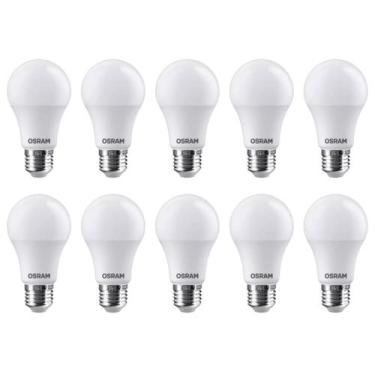 Imagem de Kit 50 Lâmpada Econ. Led Bulbo E 27 9w 3000k Br Quente Osram Cor Da Lu