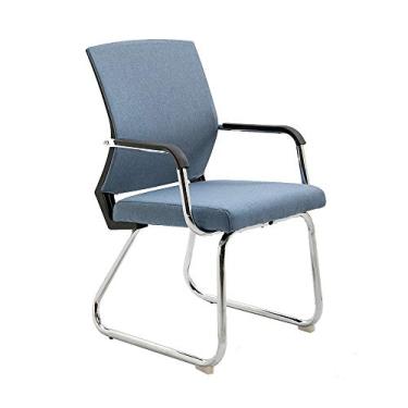 Imagem de Pé de arco para jogos de tecido de computador ergonômico executivo mesa de computador para escritório sala de reuniões