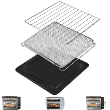 Imagem de GCQFZ Peças de reposição de forno duplo inteligente 3 em 1 para Ninja DCT451 12 em 1, 33 cm × 12,6 polegadas, acessórios de forno, desidratador, grelha para forno inteligente Ninja DCT601 DCT651