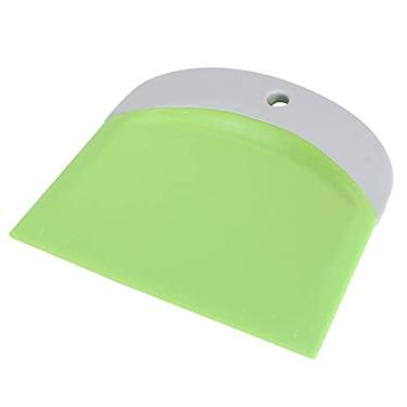 Imagem de Acouto 2 Peças Raspador de Massa de Plástico e Espátula de Creme Conjunto de Ferramentas de Cozimento de Cozinha (74073-1 verde)