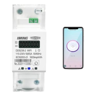 Imagem de Medidor Consumo De Energia Monofásico 110/220v 65a Wifi - NoBrand