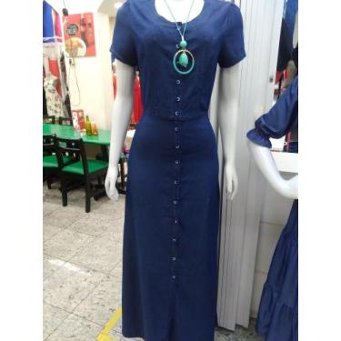 Imagem de Vestido jeans longo - Explosão da moda 1