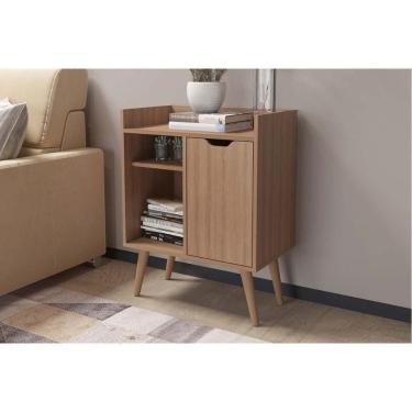 Imagem de Aparador De Sala Jantar Ap2310 1 Porta Amêndoa - Tecno Mobili