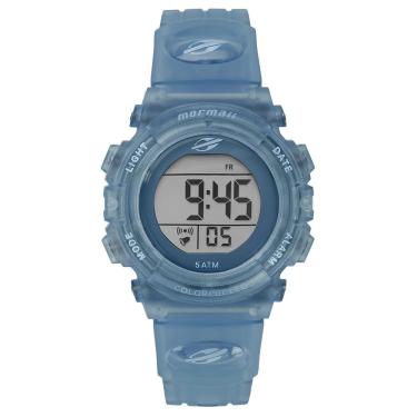 Imagem de Relógio Mormaii Masculino Ref: Mo03121ta/8a Infantil Digital Azul Translúcido