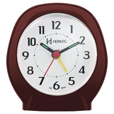 Imagem de Despertador Quartz Herweg Ref: 2634-304 Marrom