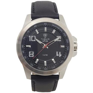 Imagem de Relógio Tuguir Masculino Ref: 9167e Tgi37104 Casual Aço Prateado