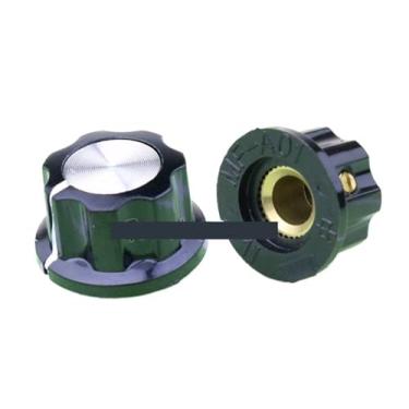 Imagem de 5 peças MF-A01 Baquelite Potenciômetro Knob Cap Cap Hat Diâmetro 20 mm Diâmetro do furo 6 mm