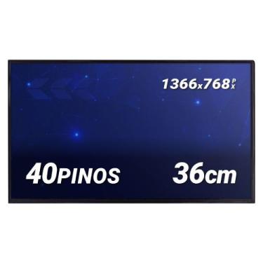Imagem de Tela para Notebook compatível com Part Number LTN156AT02 15.6" Brilhan