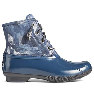 Imagem de Sperry Bota de Neve Saltwater Feminina, Camuflagem azul, 6.5