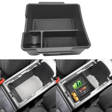 Imagem de Agulier Organizador de console central ABS compatível com Honda Civic 11º 2022-2025 caixa de armazenamento de apoio de braço acessórios internos caixa de apoio de braço de armazenamento embutida