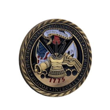 Imagem de Moeda comemorativa: medalhão das Forças Armadas dos EUA, imposto de fidelidade