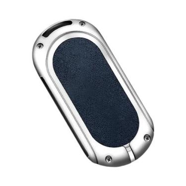 Imagem de Capa De Chave De Couro Mercedes Com Shell Metálico Para Chave Do Class